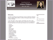 Tablet Screenshot of julianavillabona.com